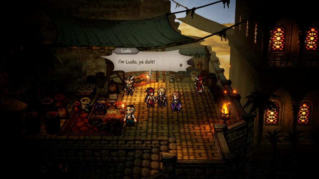 Search for the merchant Ludo