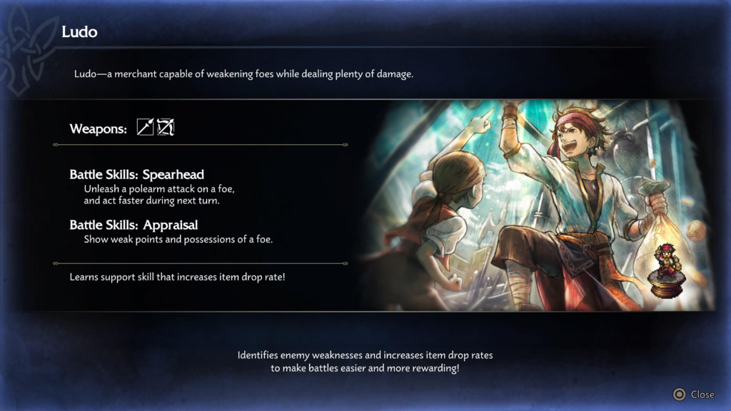 Octopath traveler 0 ludo