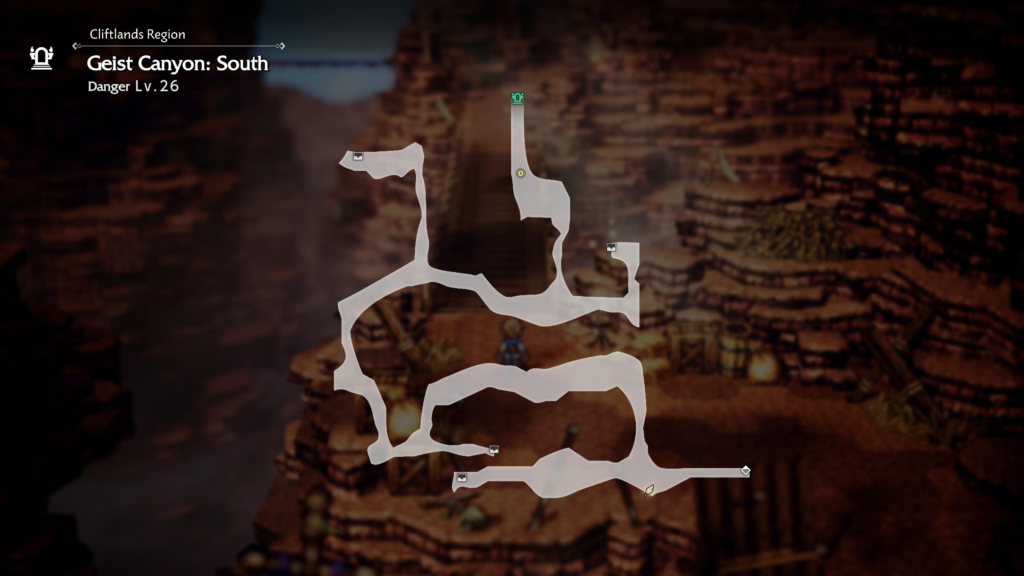 Octopath Traveler 0 Geist Canyon: South