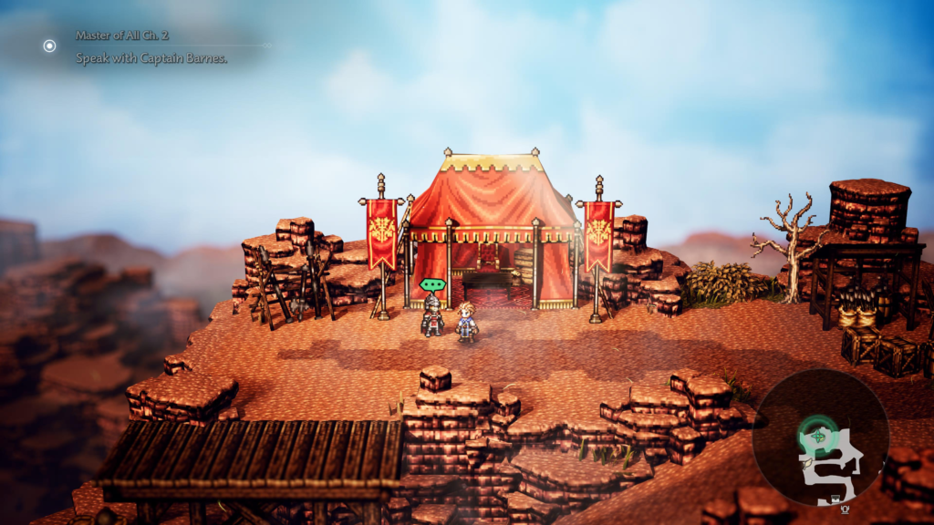 Go to the Edoras Army's main encampment