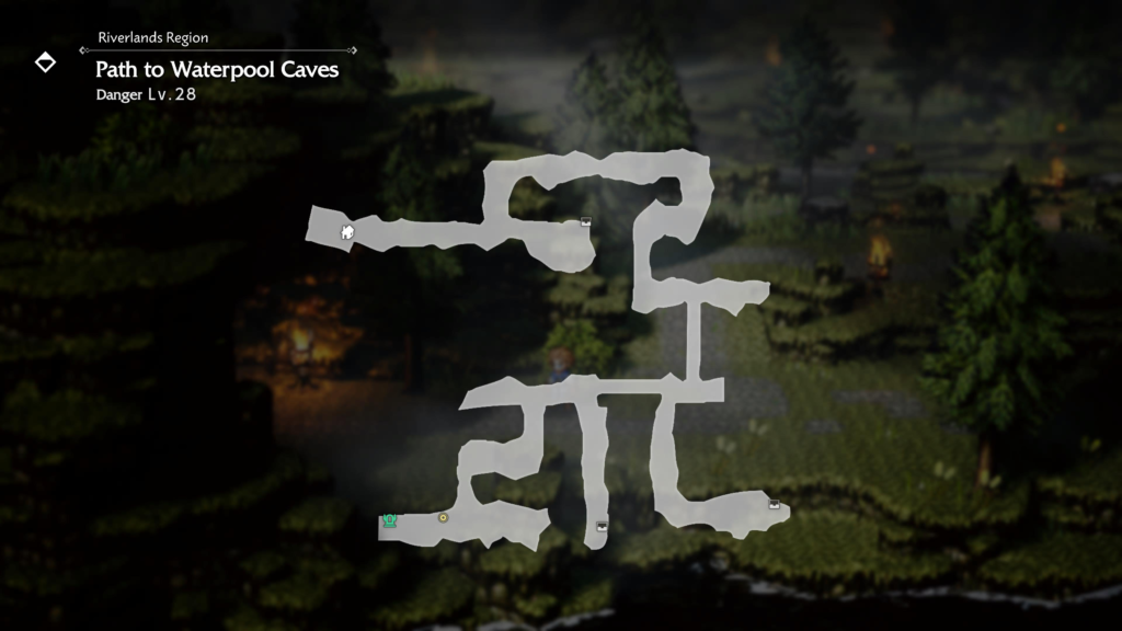 Octopath Traveler 0 Path to Waterpool Caves