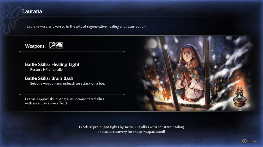 Octopath Traveler 0 Laurana