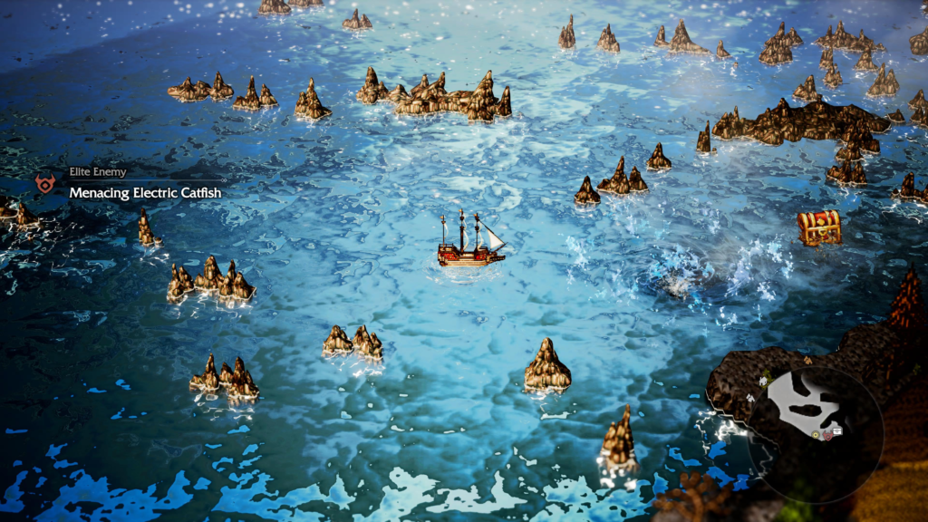 Octopath Traveler 0 Menacing Electric Catfish