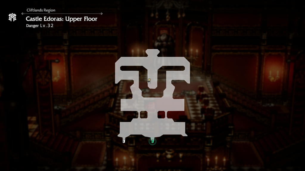 Octopath Traveler 0 Castle Edoras Upper Floor