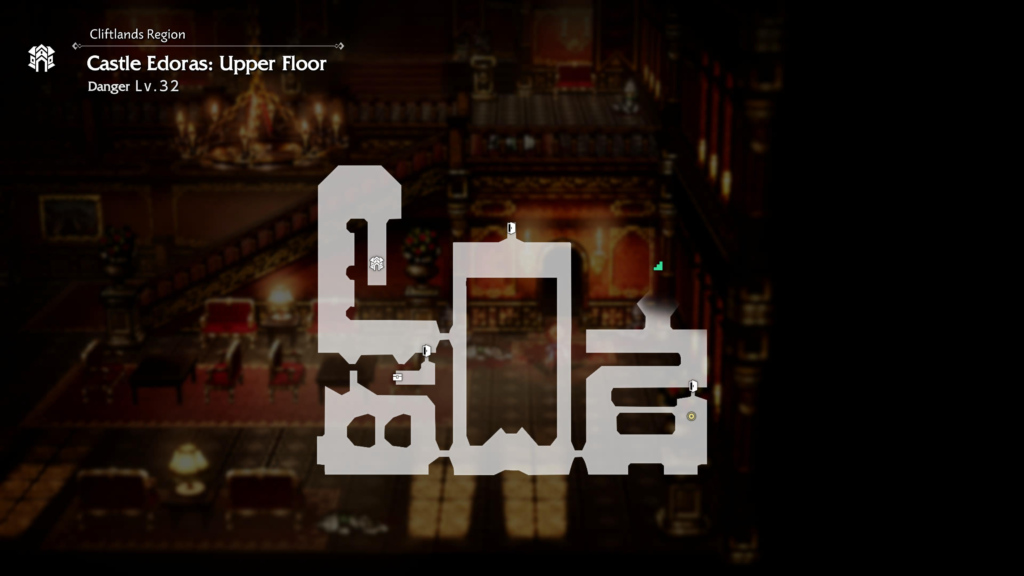 Octopath Traveler 0 Castle Edoras Upper Floor