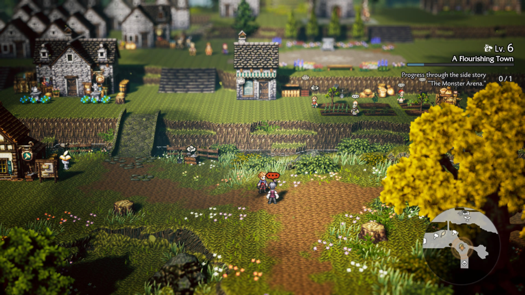 Octopath traveler 0 The Monster Arena
