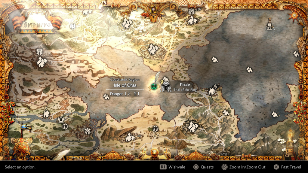 Finale: Trial of the Ring Octopath Traveler 0