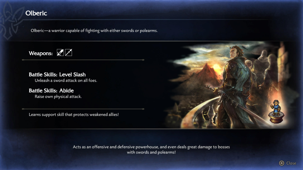 Olberic Octopath Traveler 0