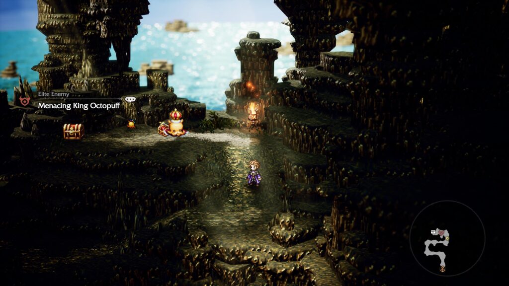 Desert Island in the Outersea Octopath Traveler 0