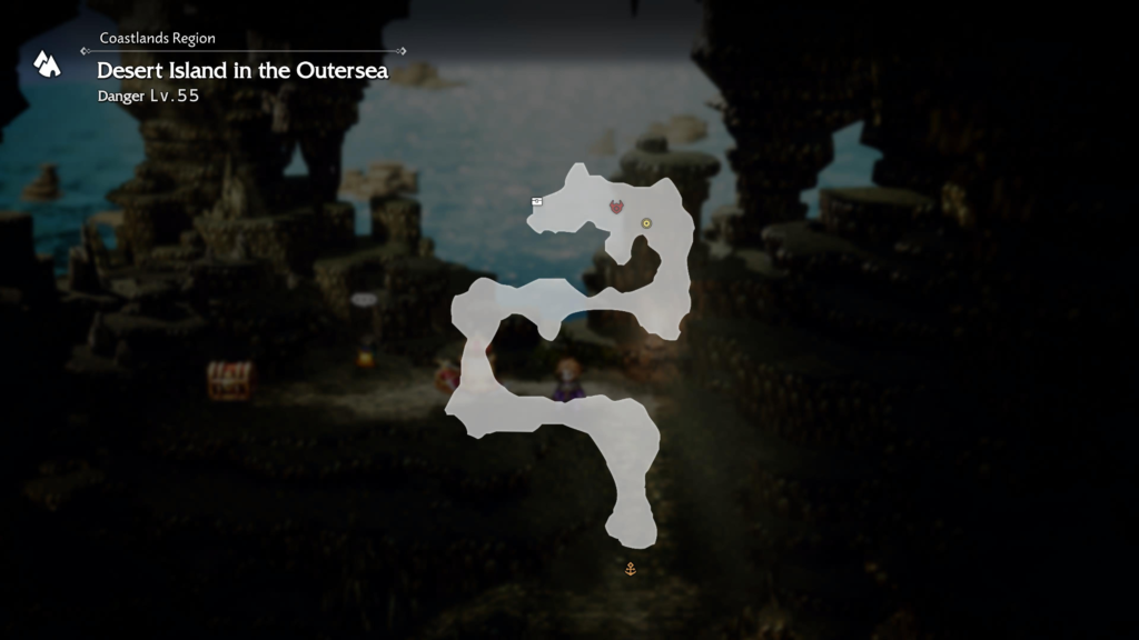 Octopath Traveler 0 Desert Island in the Outersea