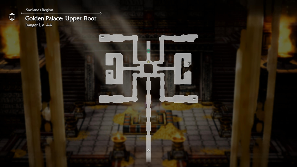 Octopath Traveler 0 Golden Palace Upper Floor Treasure Chests