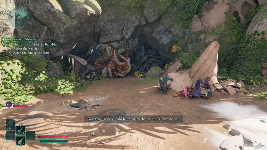 reach the smuggler's boat