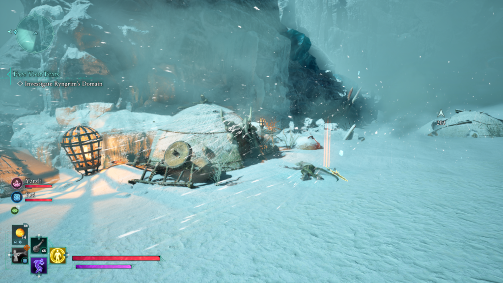 strangely-marked xaurip spear