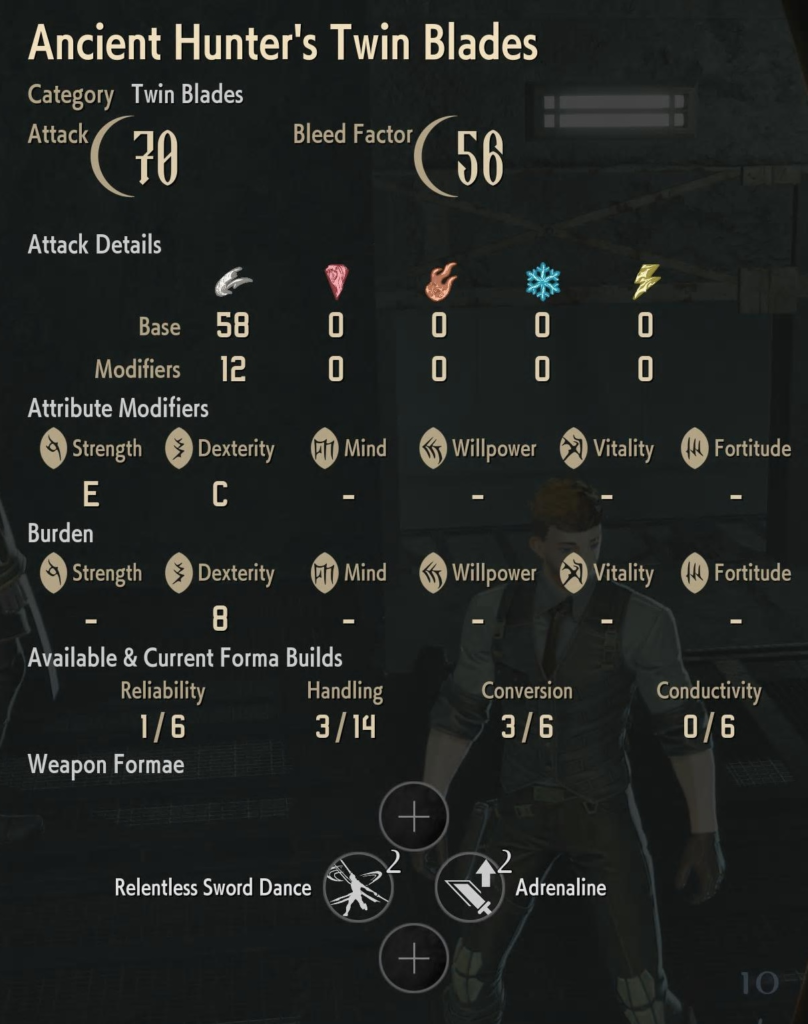 Code Vein II Twin Blades Weapons