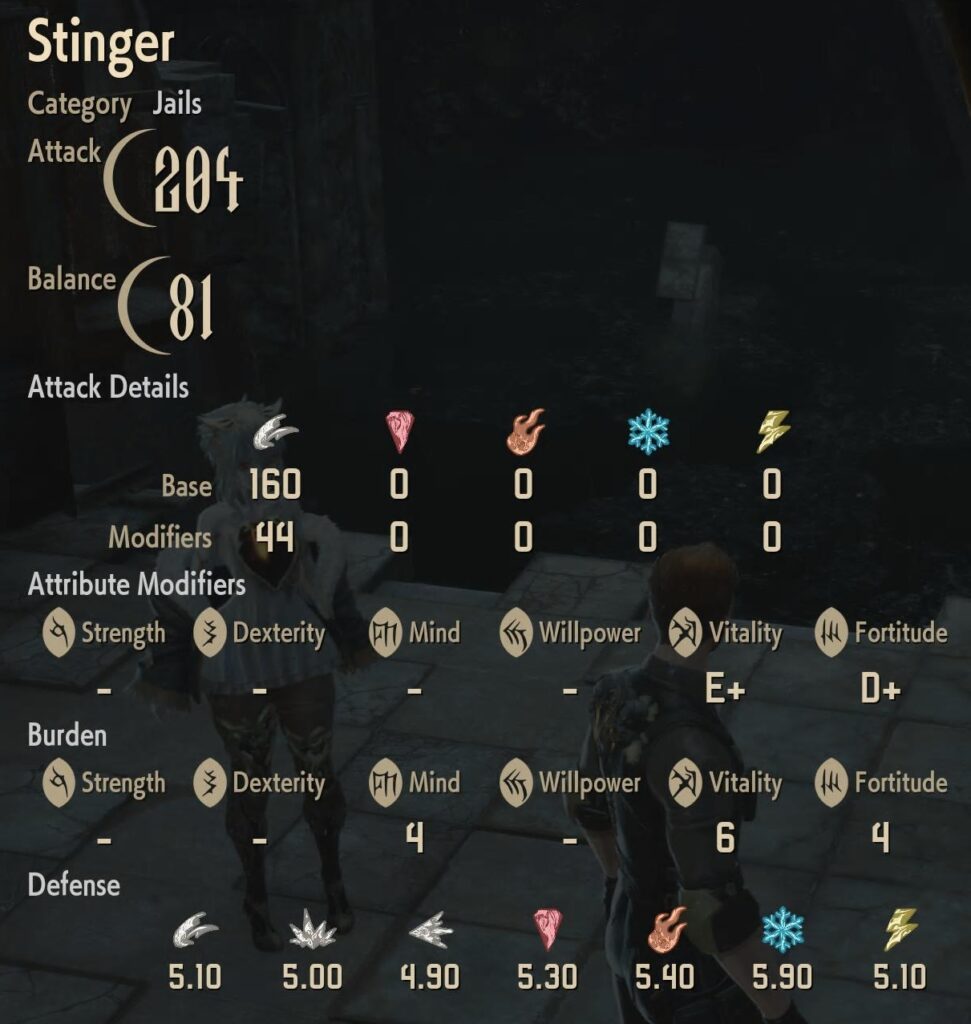 Code Vein II Stinger Jail