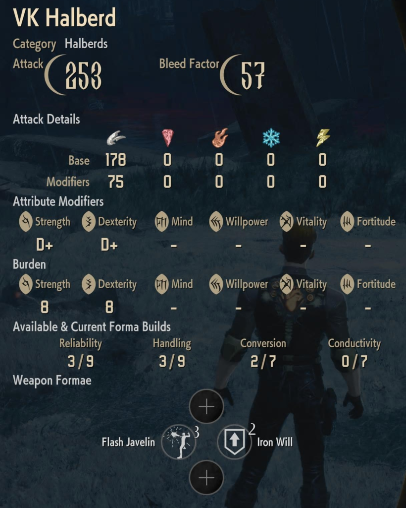 Code Vein II VK Halberd