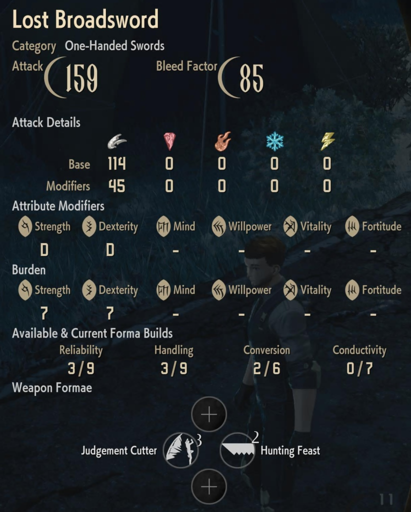 Code Vein II One-handed swords