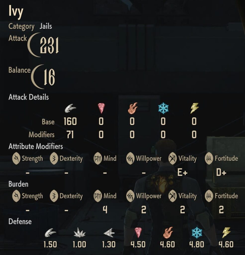 Code Vein II Ivy Jail