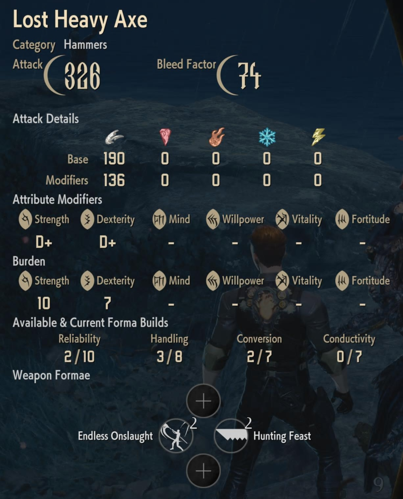 Lost Heavy Axe Code Vein II Hammers