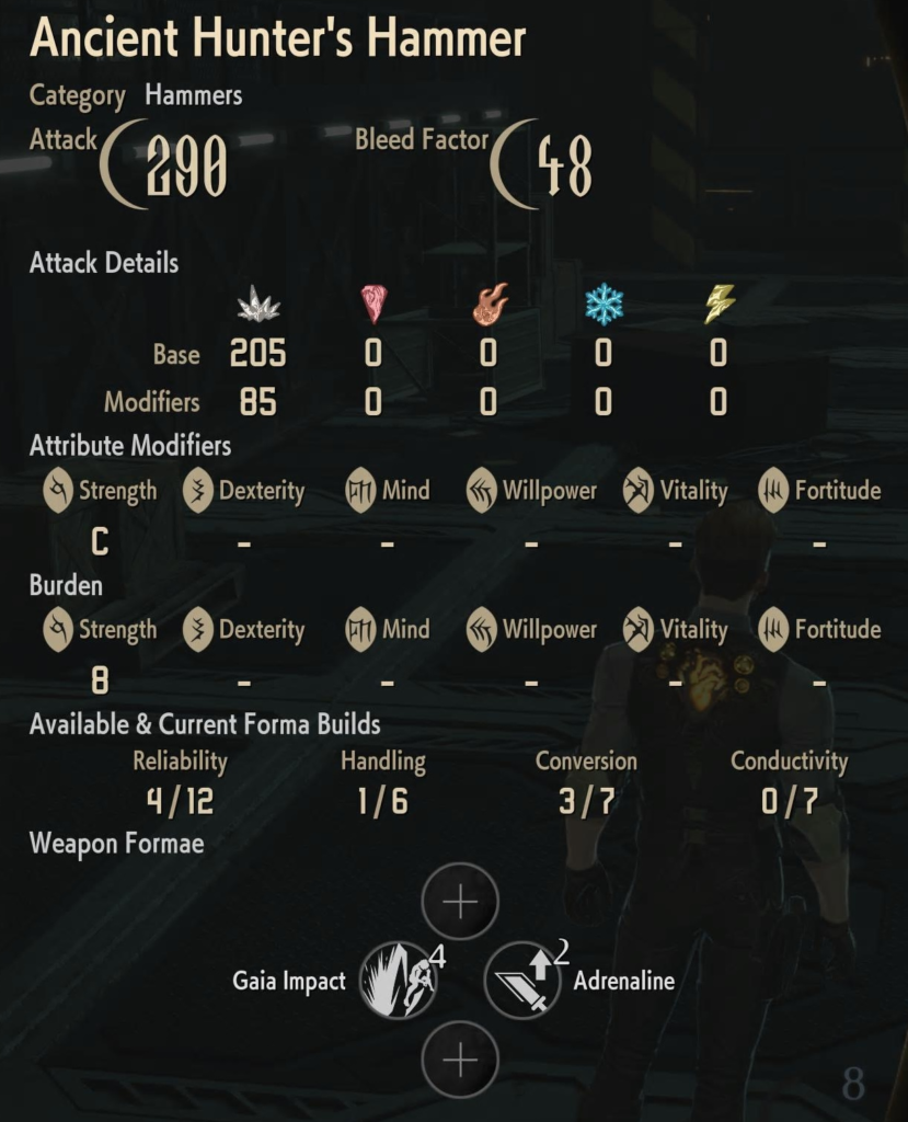 Code Vein II Ancient Hunter's Hammer