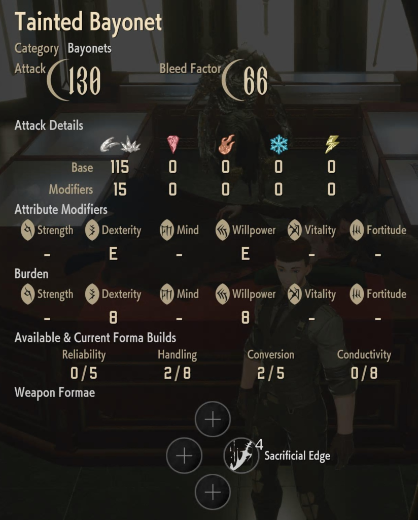 Code Vein II Tainted Bayonet