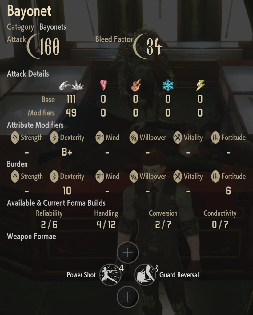 Code Vein II Bayonet