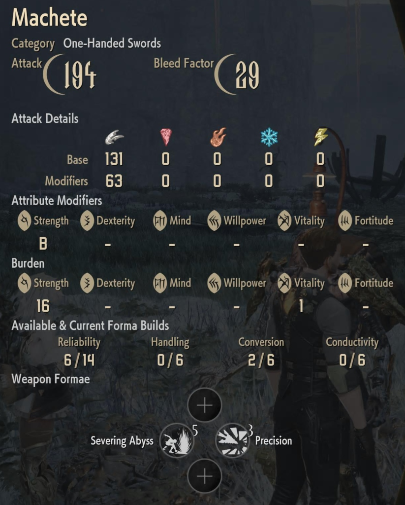 Code Vein II Machete