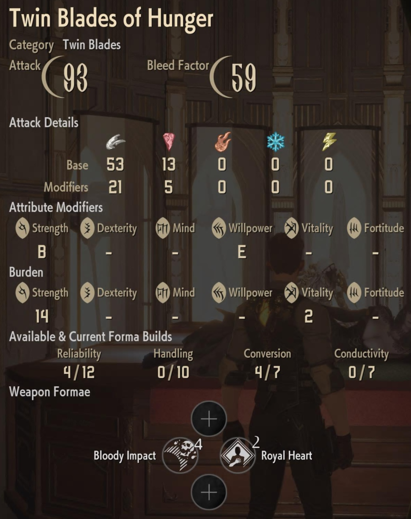 Code Vein II Twin Blades of Hunger