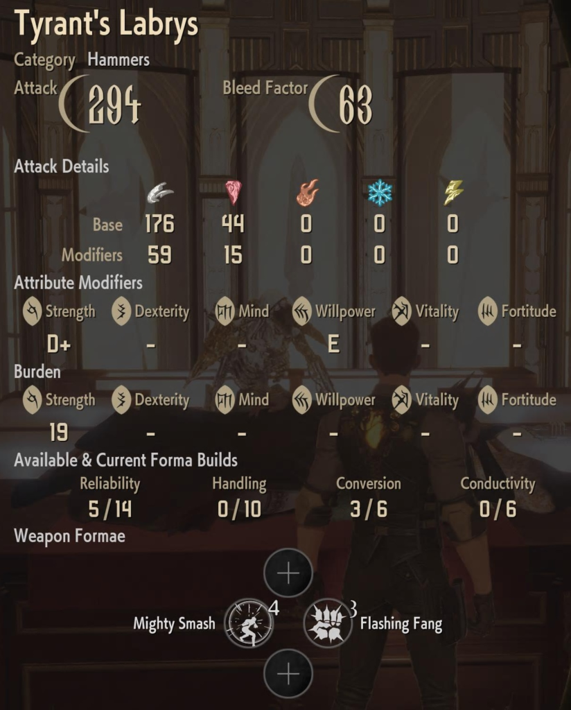 Tyrant's Labrys Hammers Code Vein II