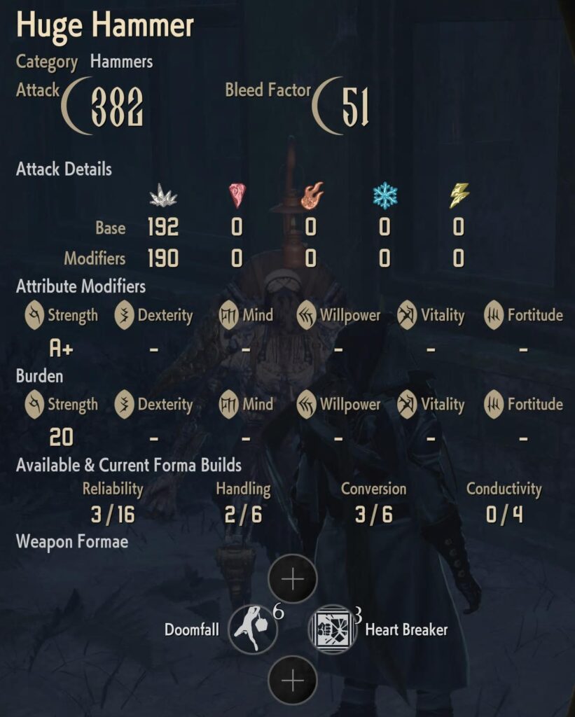 Huge Hammer Code Vein II