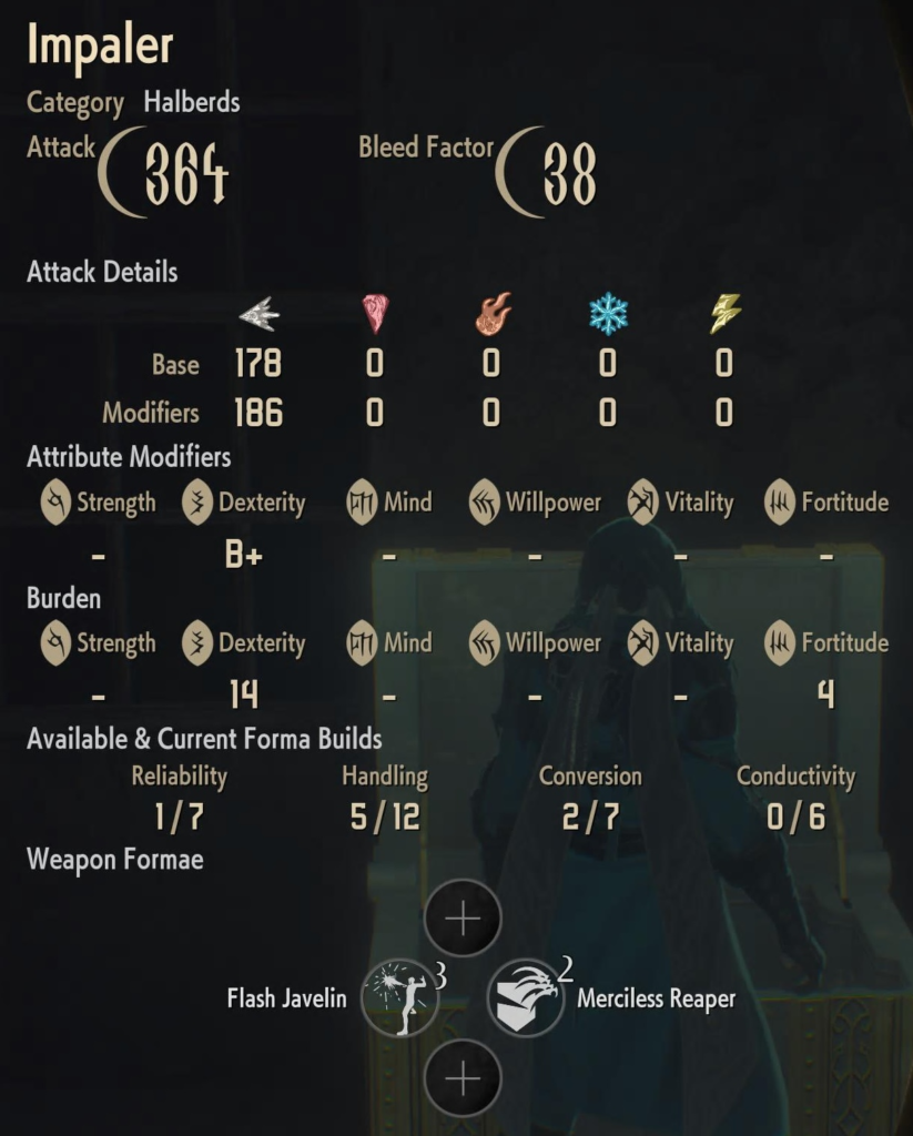 Impaler halberd code vein ii