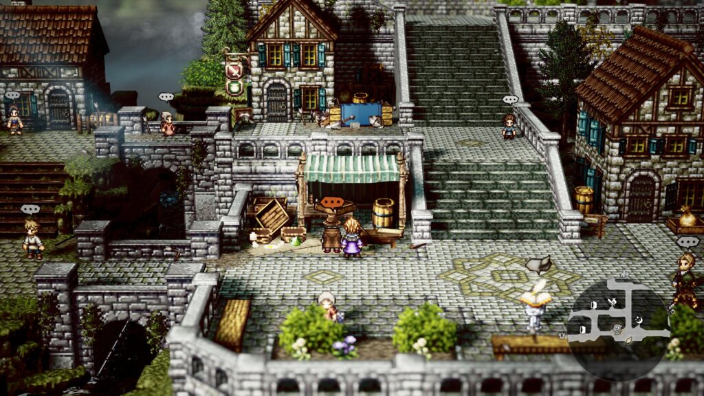 An Encounter with Carinda Octopath Traveler 0