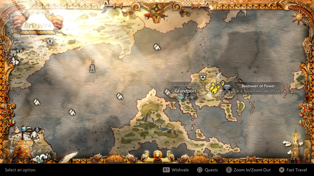 Octopath Traveler 0 Bestower of Power: Ch. 3 Tatloch the Lady of Grace