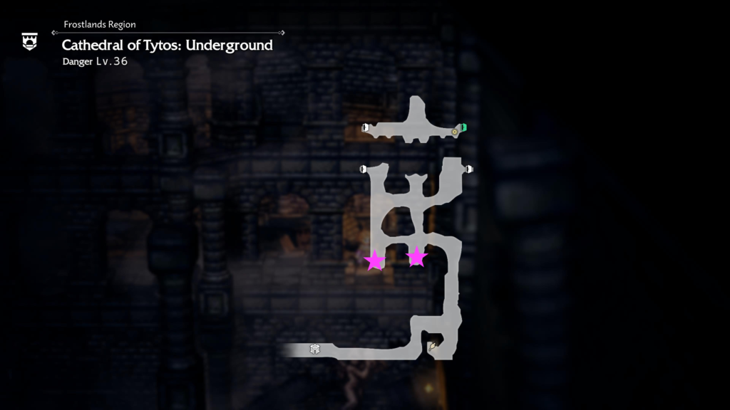 Cathedral of tytos Underground chests