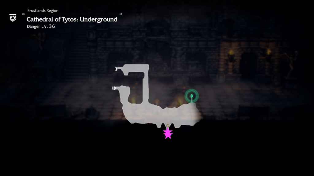 octopath traveler 0 cathedral of tytos underground