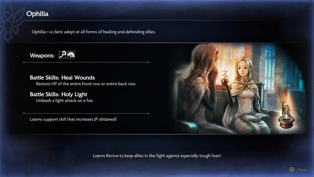 Octopath Traveler 0 Ophilia