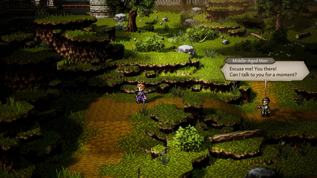 An Encounter with Cyrus Octopath Traveler 0