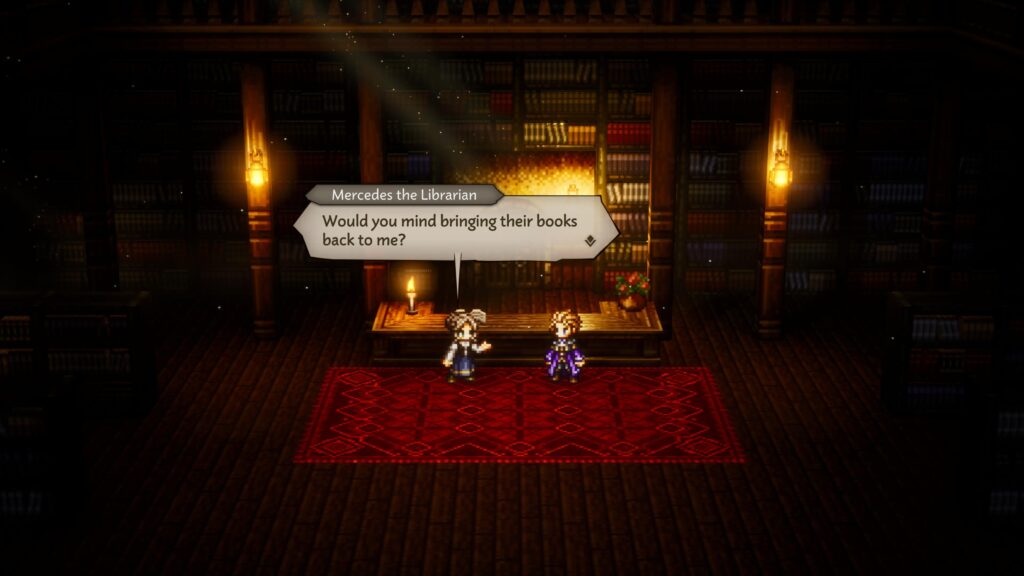 Octopath Traveler 0 Books Overdue