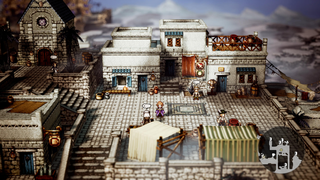 Octopath Traveler 0 The King and the Golden Dust