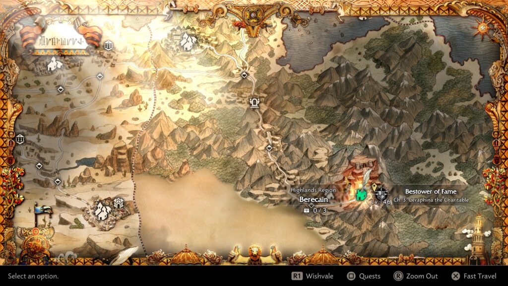 Octopath Traveler 0 Bestower of Fame: Ch. 3 Ceraphina the Charitable