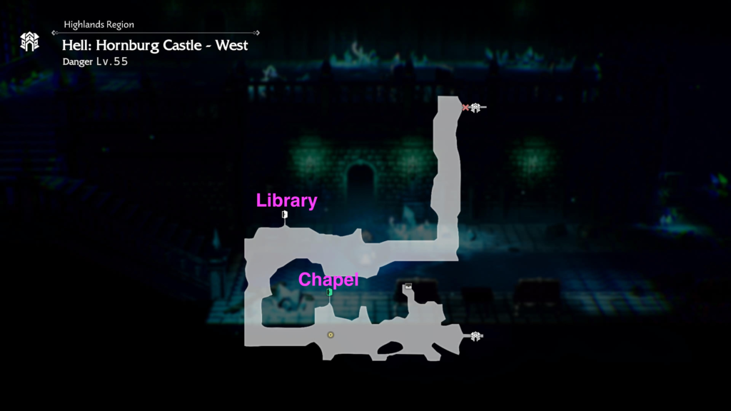 Proceed through Hornburg in Hell