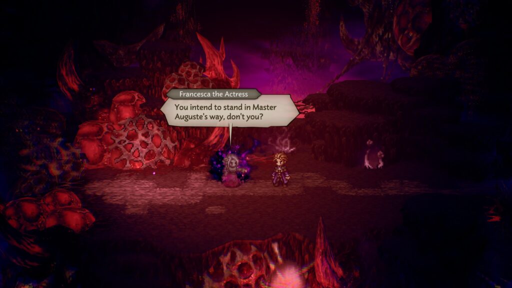 Octopath traveler 0 fallen francesca