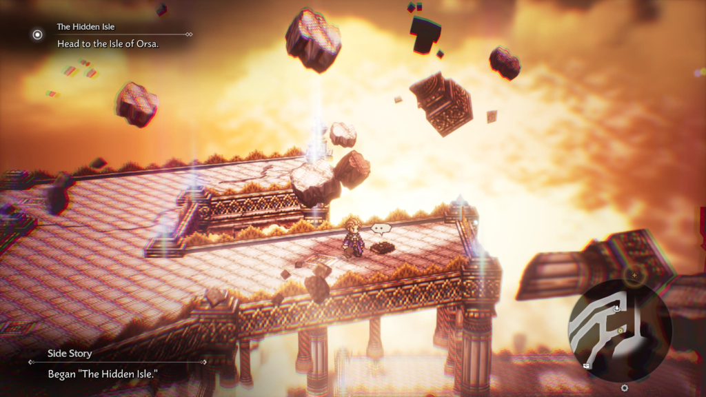 The Hidden Isle Octopath Traveler 0