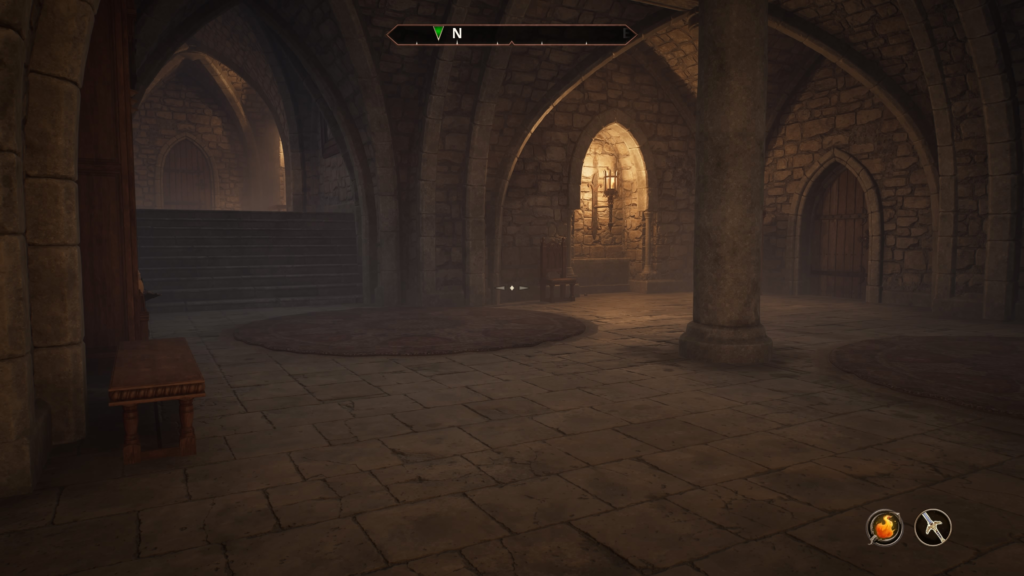 stairs leading to the count and countess' room