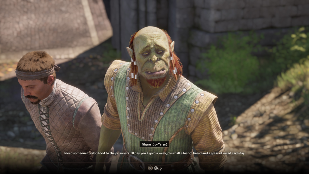 Speaking with Shum gro-Yarug about a job