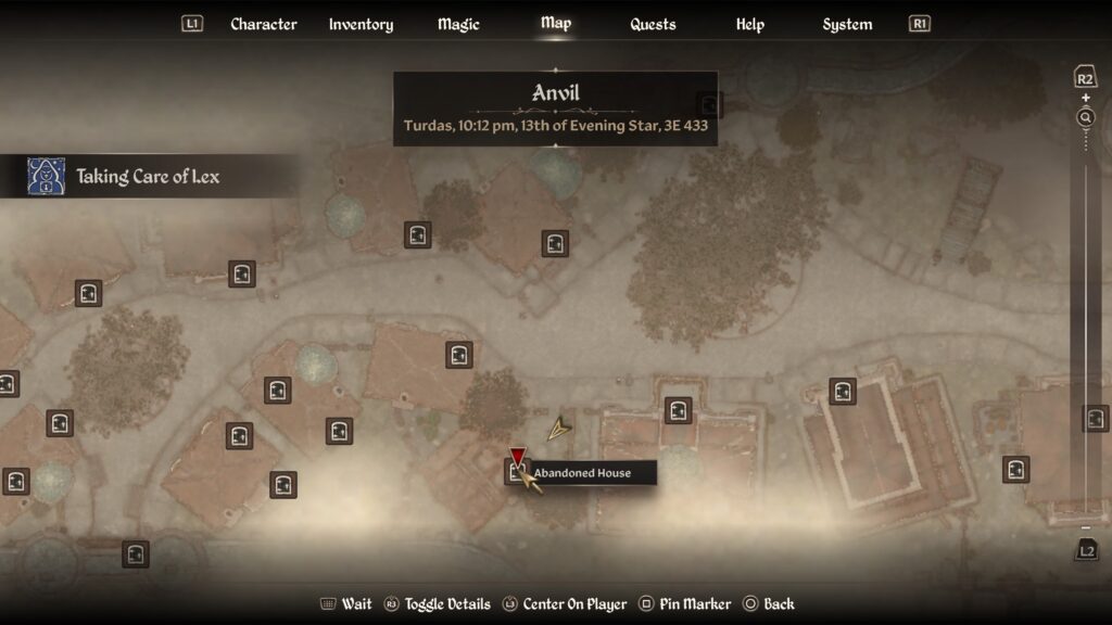 map location of where to find the master forger