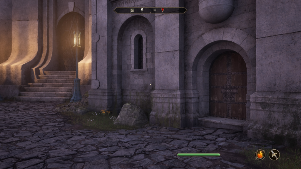door leading to the Imperial Legino Offices during the Taking Care of Lex Thieves Guild quest in Oblivion Remastered