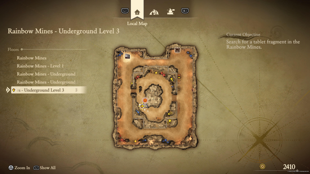 Dragon Quest VII Reimagined Red Fragments (Present) Rainbow Mines