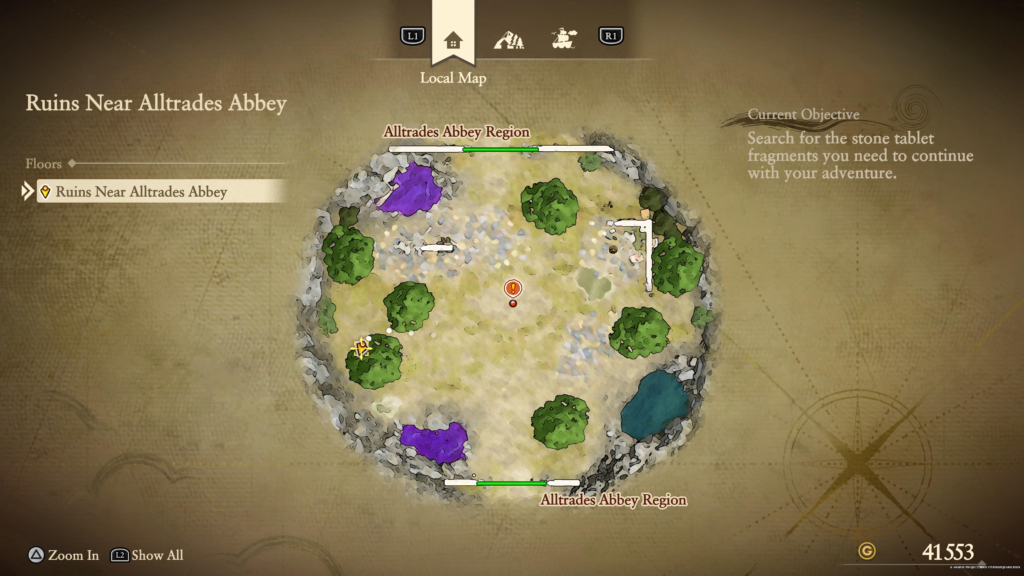 Mini Medal #42 - (Present) Ruins Near Alltrades Abbey