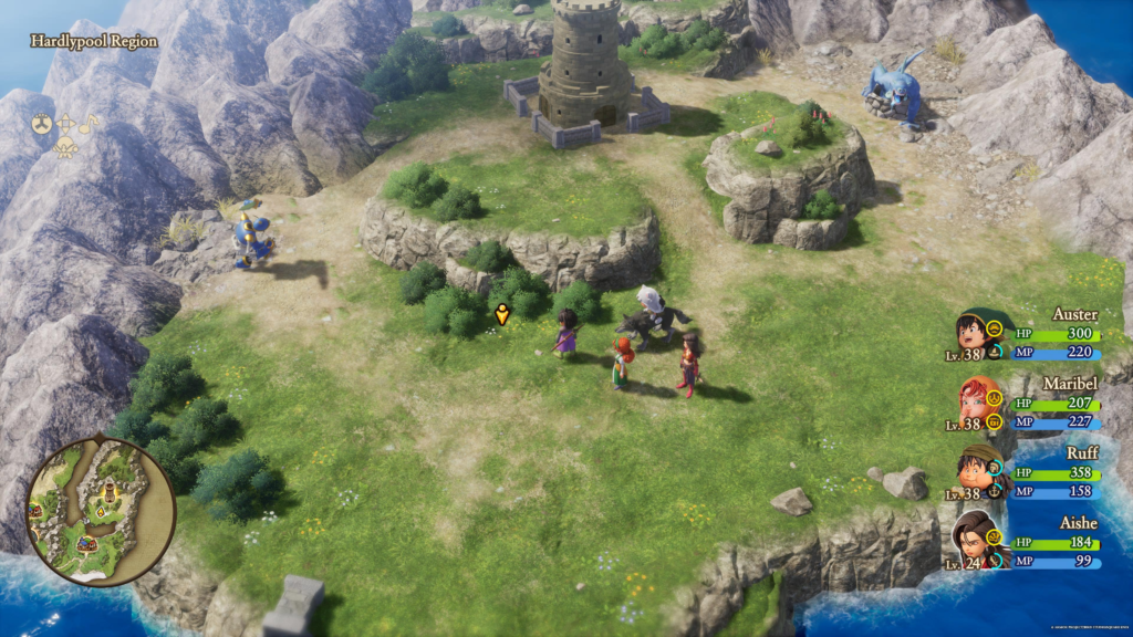 Dragon Quest VII Reimagines Mini Medals #55 - (Past) Hardlypool Region